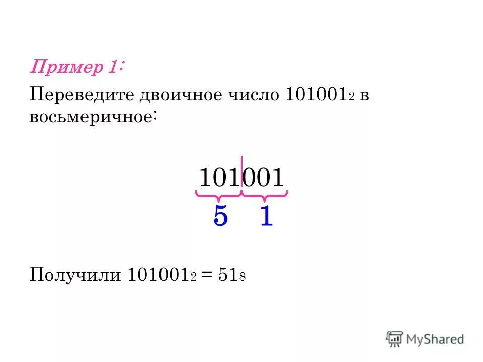 Переведите в двоичную систему число 101. Переведите в двоичную систему число 101