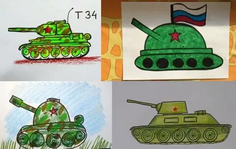 Нарисованный танк 8 лет