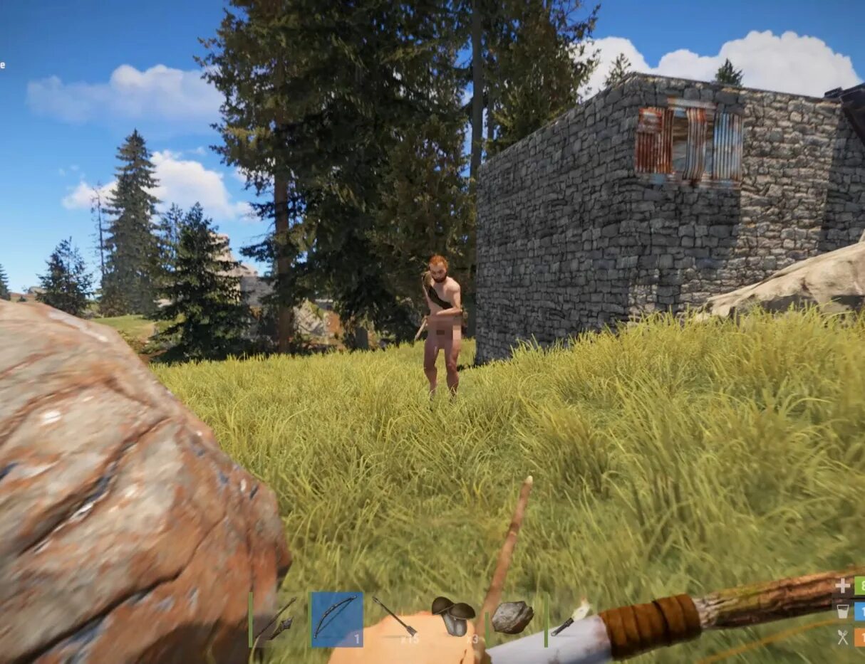 Слабый rust. Rust игра геймплей. Rust ps5. Rust игровой процесс.