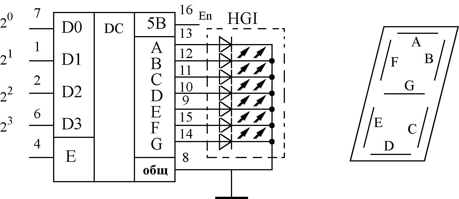 514ид1 схема включения. Схема дешифратора 7 сегментного индикатора. Дешифратор для семисегментного индикатора к564ид4. К155ид1 схема включения. Семисегментный дешифратор