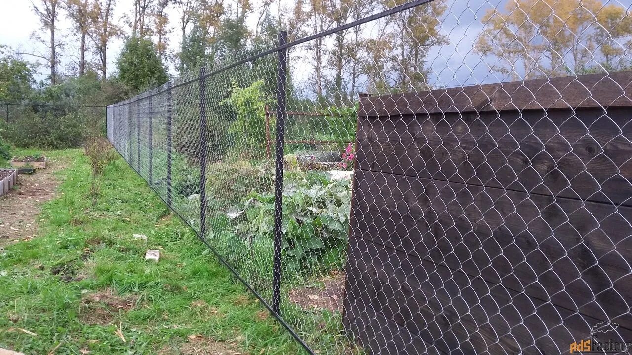 Сколько стоит поставить забор из сетки. Забор рабица 7024. Ограждение из сетки рабицы. Красивый забор из сетки рабицы. Забор с сеткой рабицей.