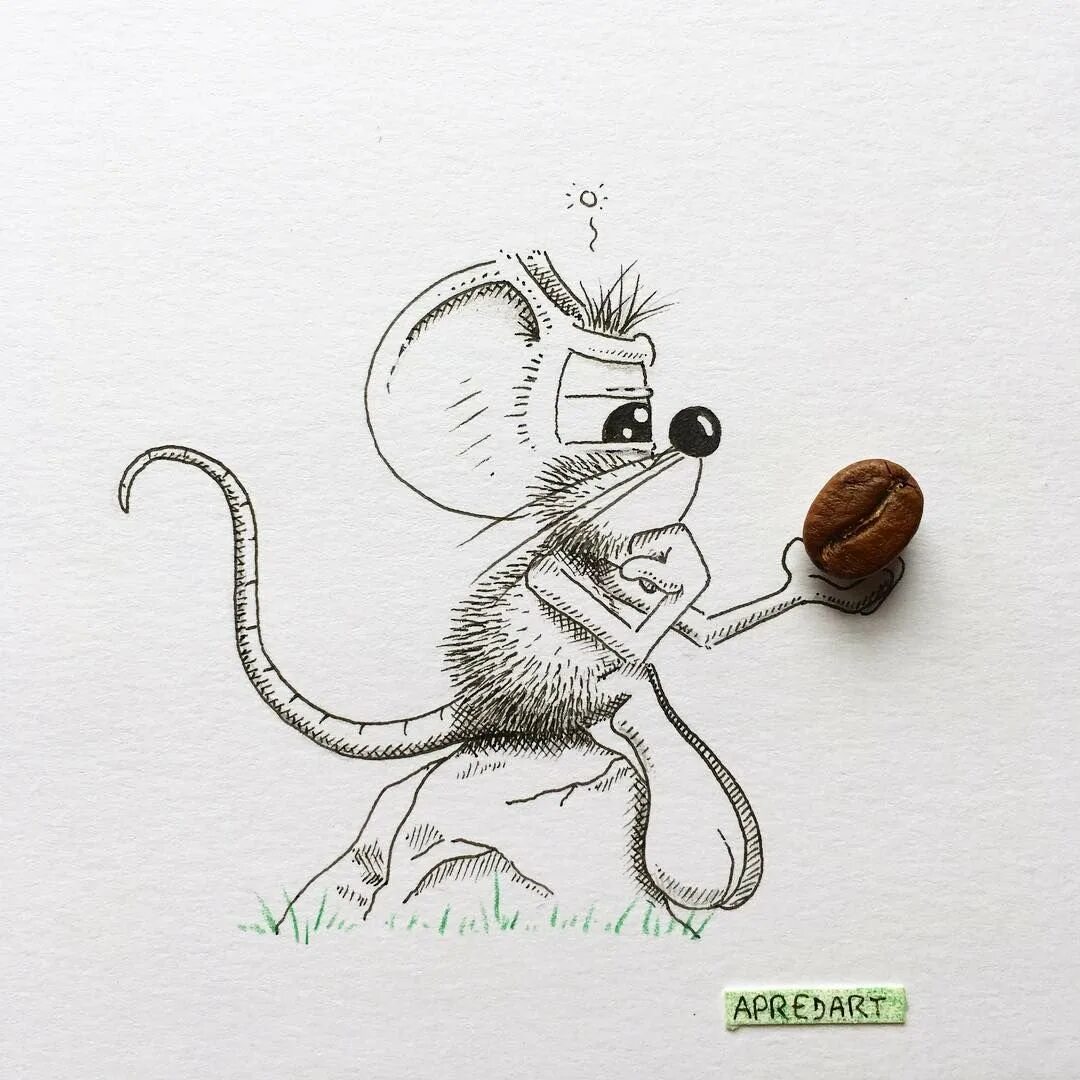Включи мышонок дим. Мышонок рисунок. Apredart мышь. Стильная рисованная мышь. Нарисовать мышь.