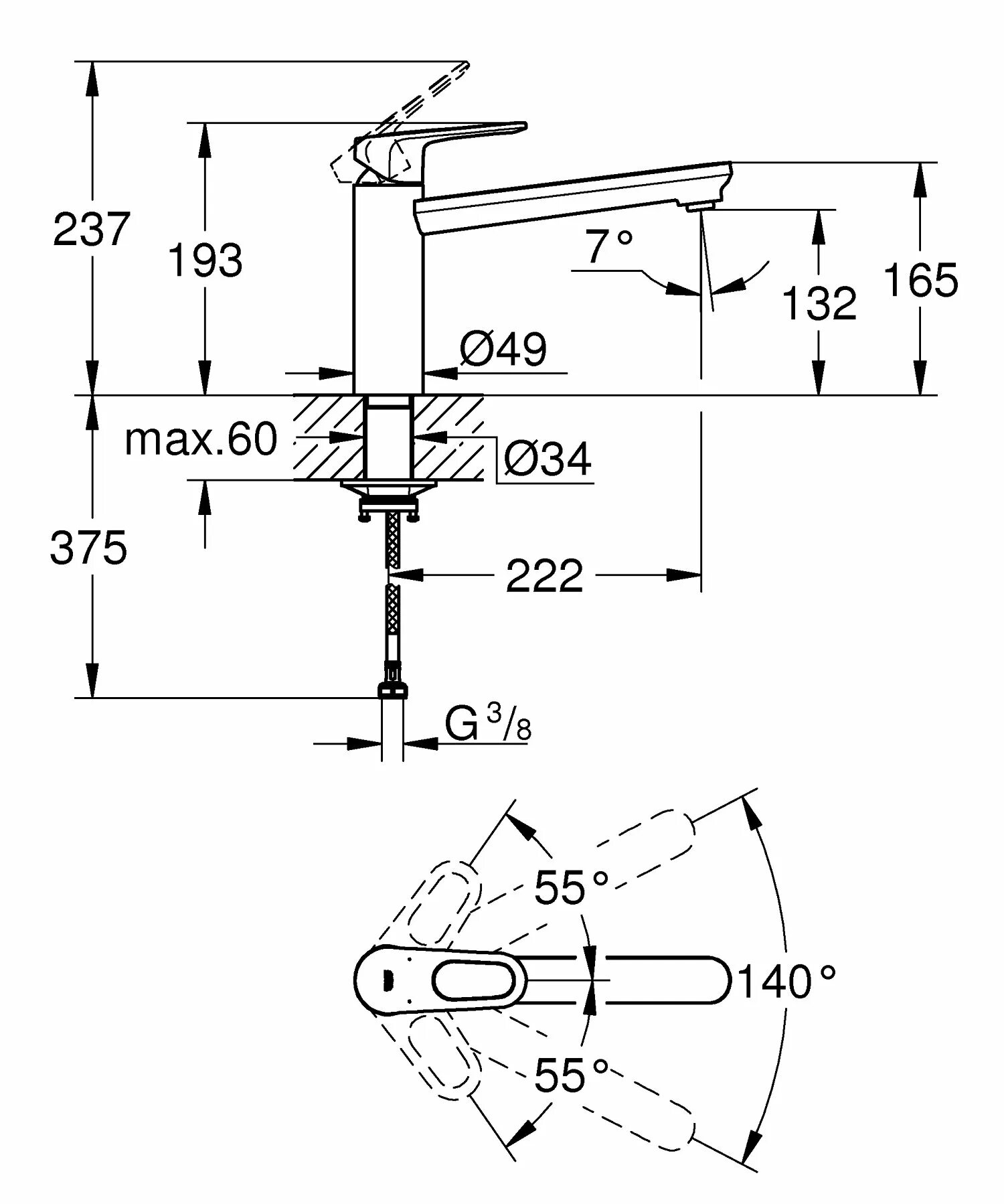 Start flow. 31685000 Grohe start Eco. Grohe start Flow 20577000. Grohe start 23229001. Набор Grohe start Flow.