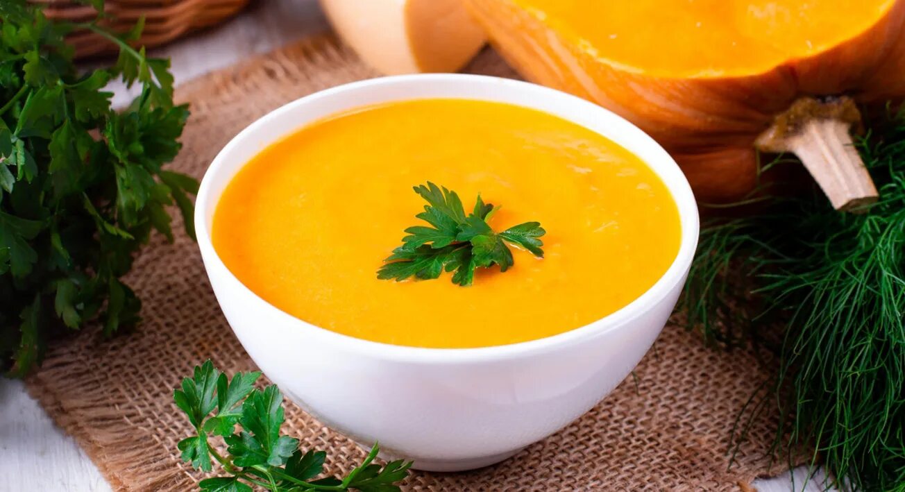 Рецепт супа пюре из тыквы и картофеля