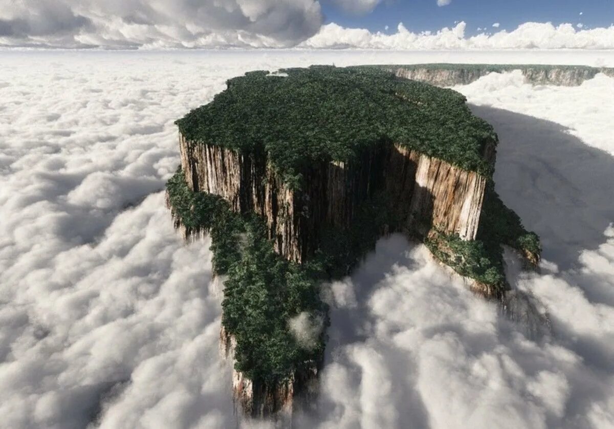 Невероятные горы. Город Рорайма Венесуэла. Венесуэла горы Тепуи. Гора Рорайма, Южная Америка. Столовые горы Тепуи в Венесуэле.
