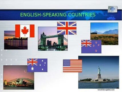 English speaking countries of the world