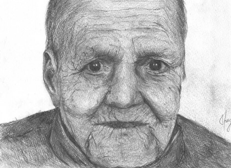 Рисование пожилого человека. Рисование портрета пожилого человека. Легкий портрет пожилого человека. Портреты пожилых людей.