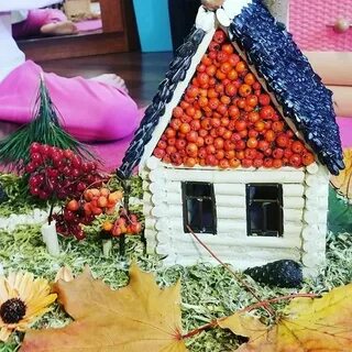 Домик для поделки осень как сделать