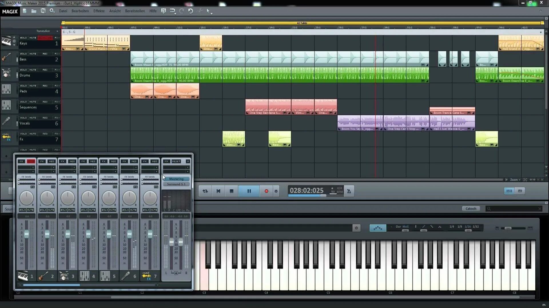 Создать создать песню из 3 слов. MAGIX Music maker Интерфейс. Программа для создания музыки. Программа музыкальная студия. Штука для создания музыки.