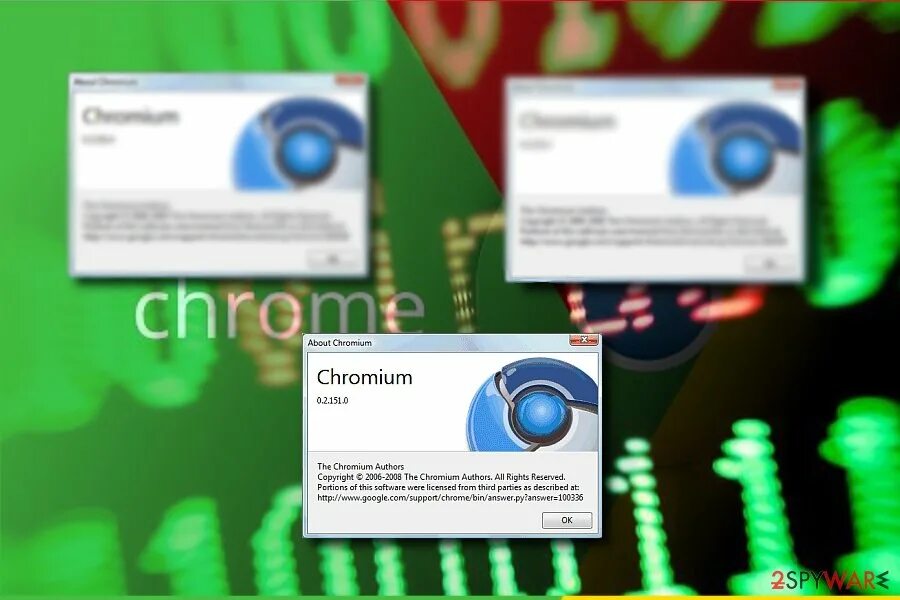 Chromium page malware