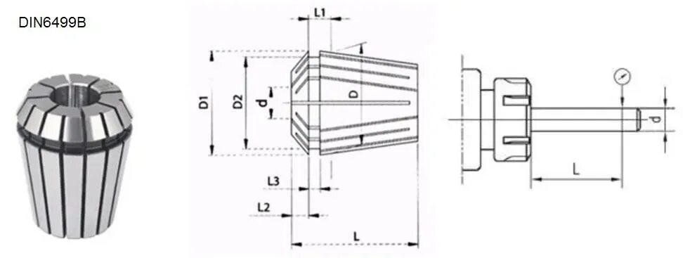 Цанга УК 25 чертеж. Цанга er16 din 6499. Ер 25 цанга чертёж. Чертеж цанги er25.
