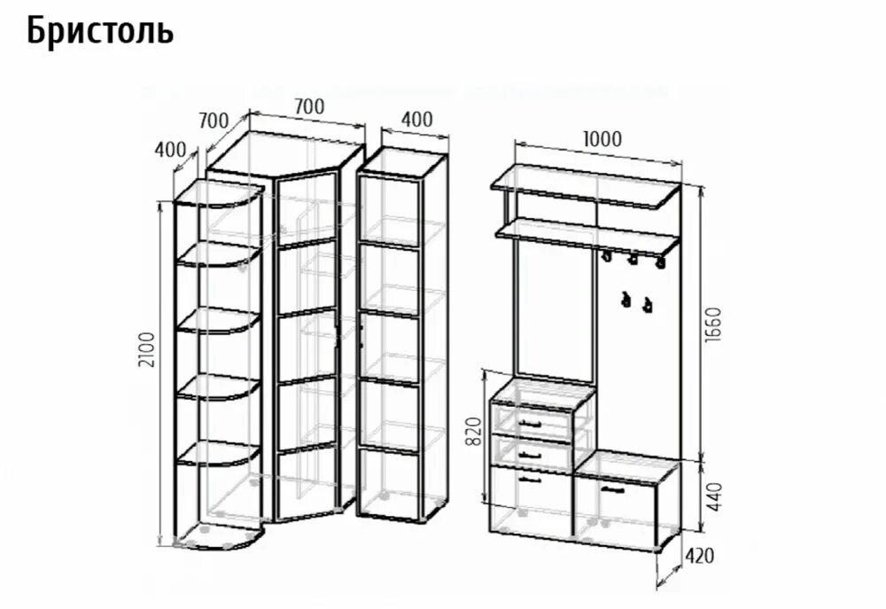 Прихожие шкафы сборка. Прихожая Бристоль. Прихожая Дуся 1.3 ДСВ. Шкаф в прихожую чертеж. Прихожая Размеры.