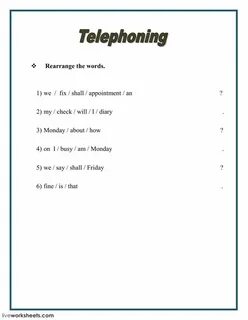 Conversation exercises