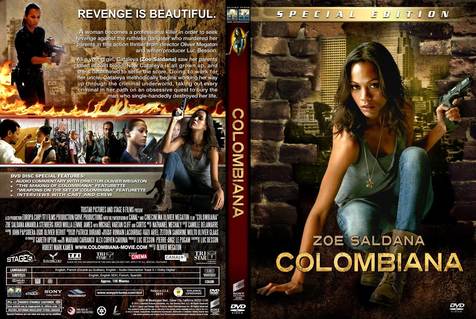 Seek revenge. Colombiana 2011 DVD Cover. Коломбиана 2011 Covers DVD.