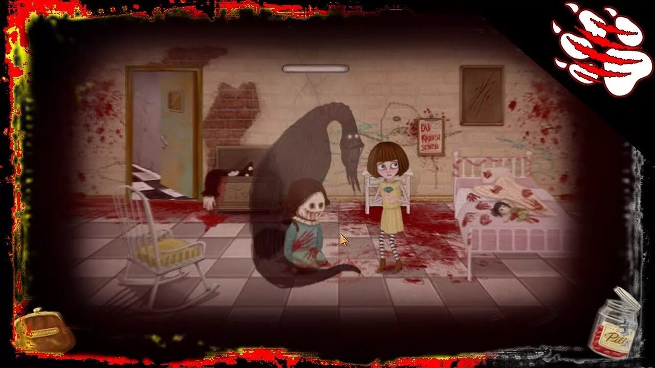 Хоррор глава 2. Fran bow 1 глава. фрэн боу охранник. фрэн боу таблетки. клиника освальда фрэн боу.