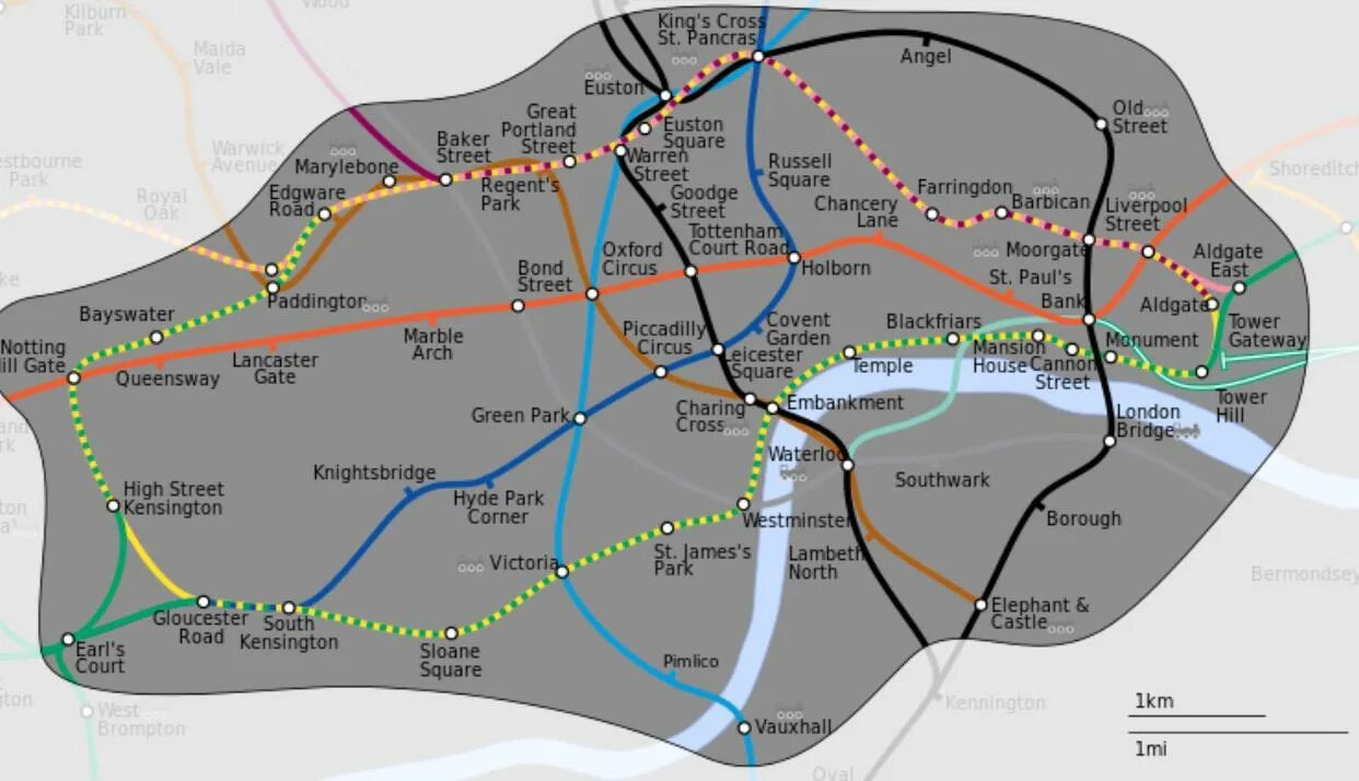 Схема лондонского метро 2022. Лондон метро станция Бейкер стрит на карте. Лондон первая зона. Зона 1-2 лондонского.