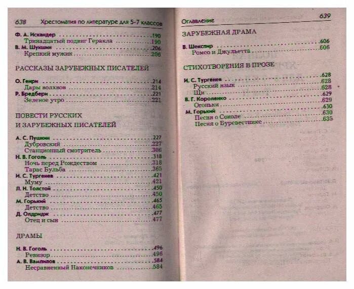 Хрестоматия 2 содержание. Хрестоматия 2 содержание