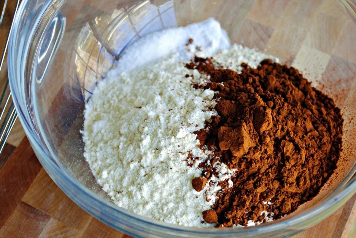 Торт масло с мукой