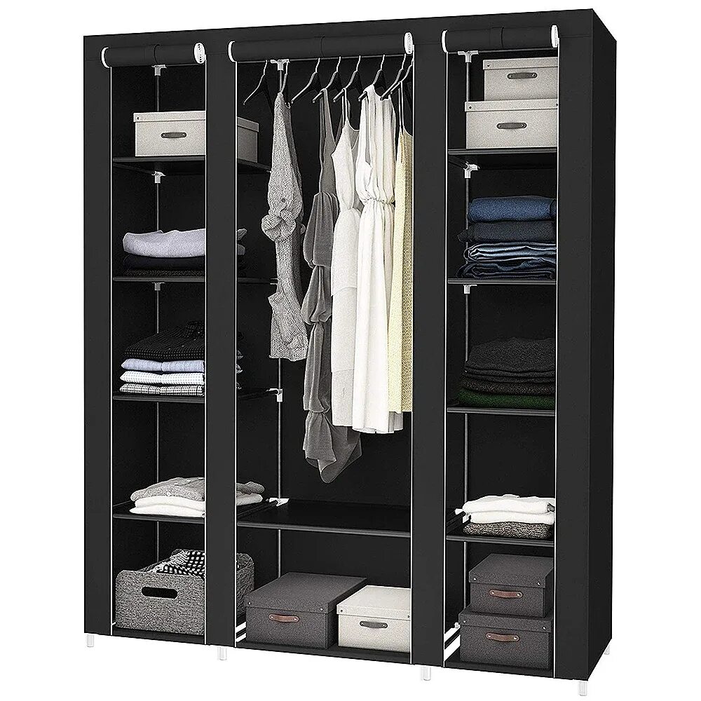 Шкаф Storage Wardrobe Standart Size. Передвижной шкаф для одежды. Мебельный шкаф для одежды. Шкаф для одежды с полками. Портативные шкафы