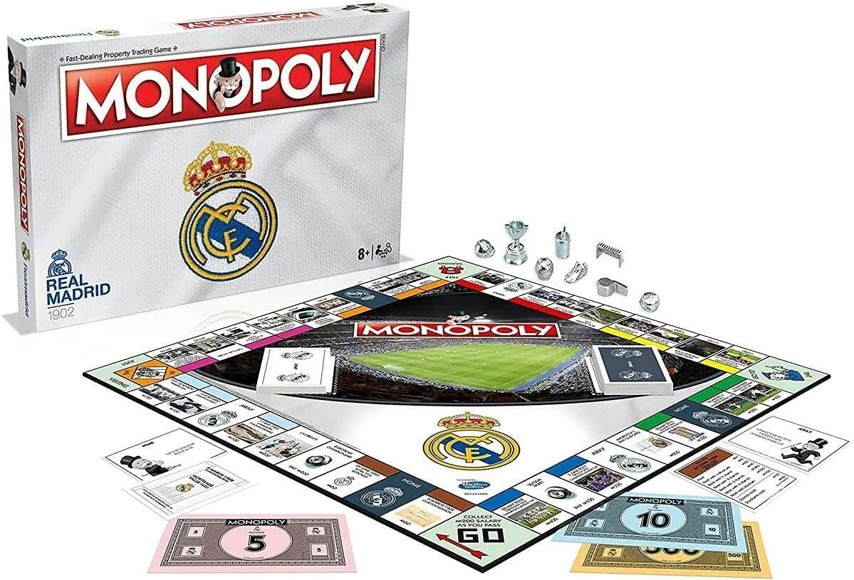 Монополия игра Реал. Монополия гонка. Монополия Реал Мадрид.
