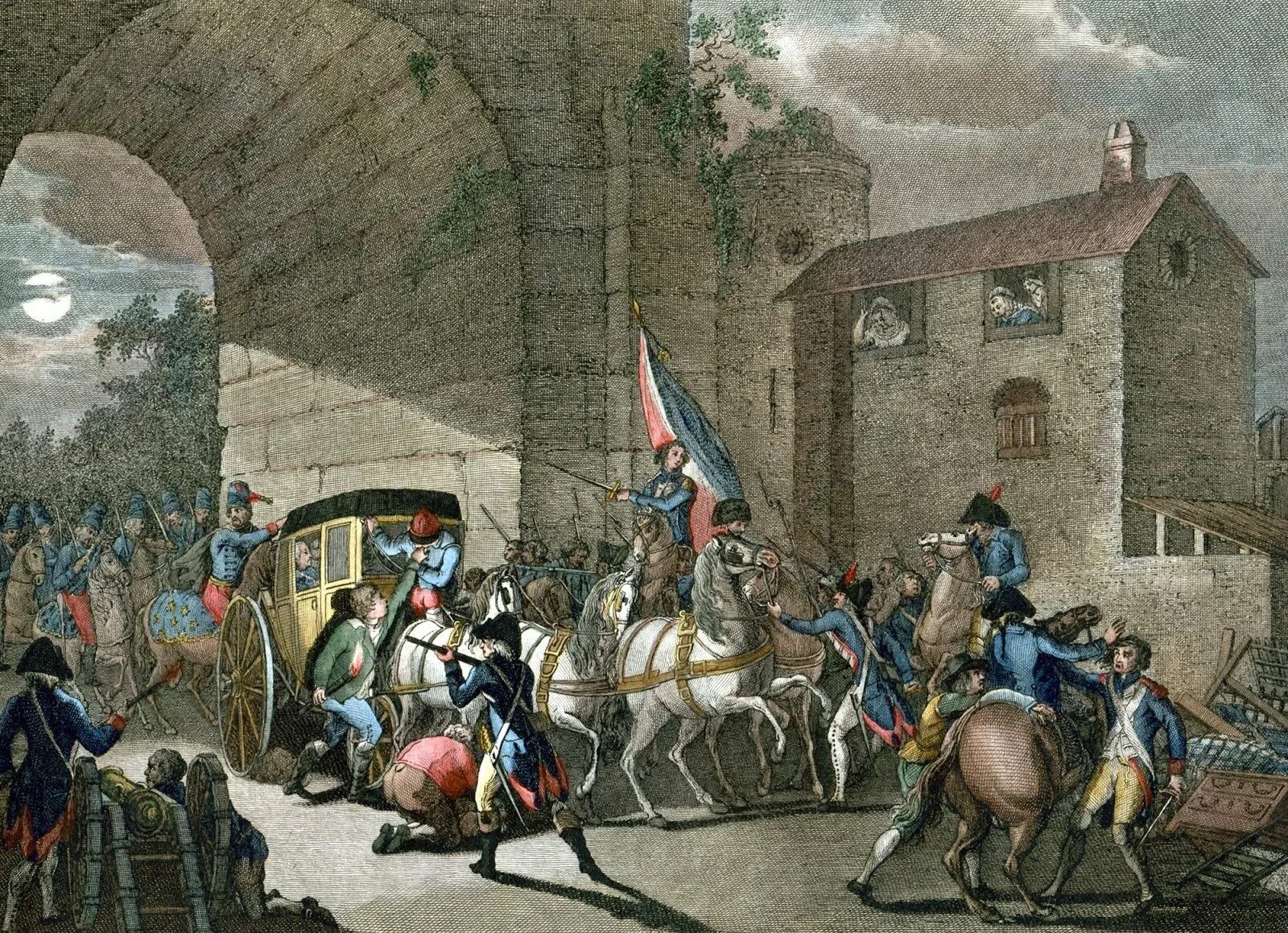 Время и французы. Французская революция Король Людовик 16.