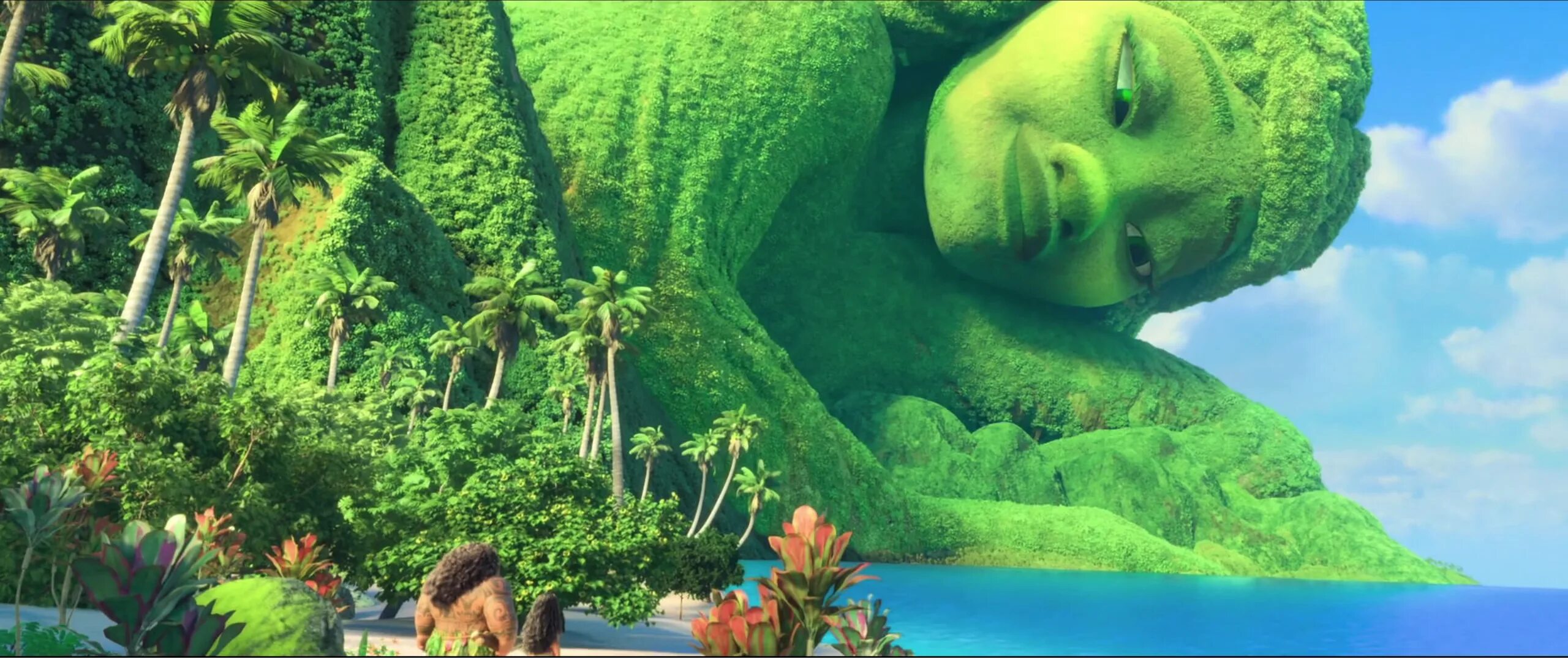 Sleeping island. Те фити Моана. Моана богиня те фити. Тэффити Моана. Тефити из Моаны остров.