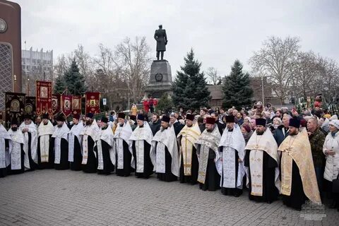 Крестный ход на рождество 2024