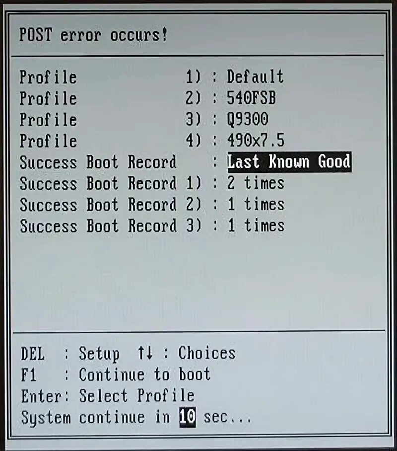 Post error. Post error occurs.