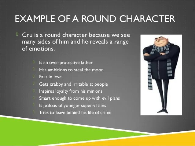 Round character. Round and Flat characters. Dynamic and Round characters. Round or Flat character.