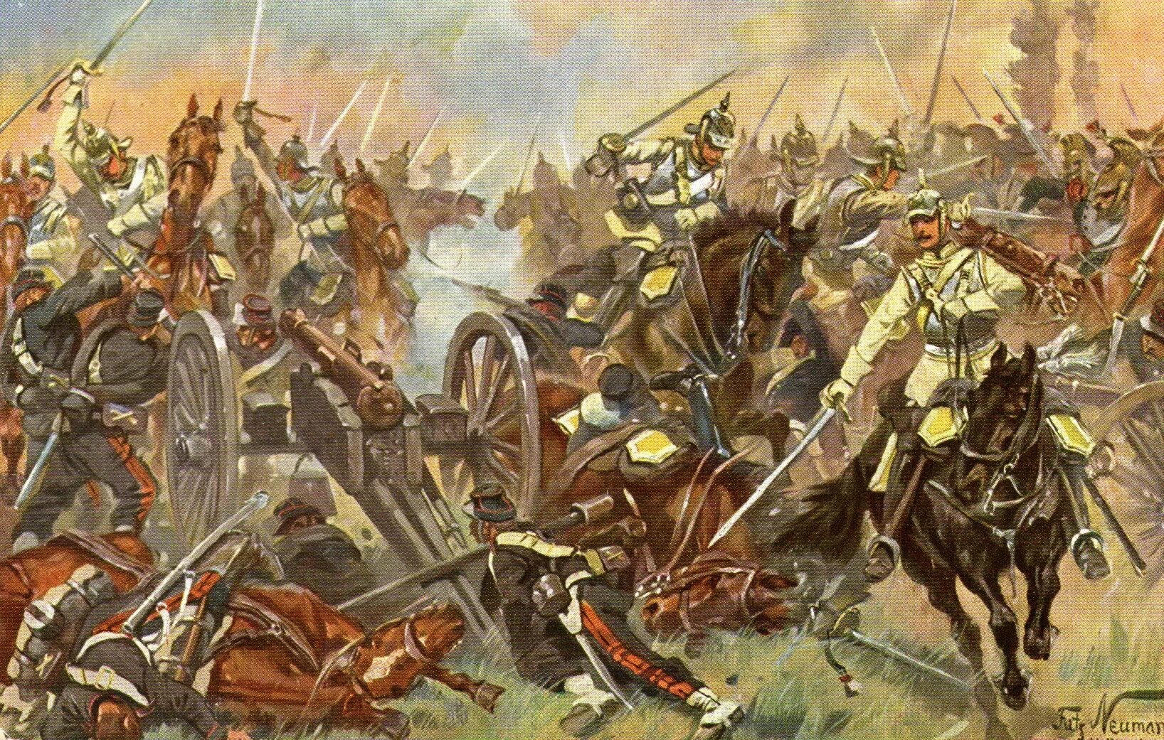 После битвы при листвене между. Прусская кавалерия 1870. Прусские Кирасиры Франко-прусской войны.