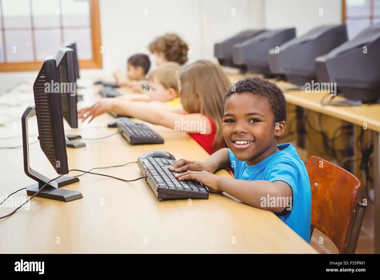 You use a computer. Teaching computer. computer teaching children. computer work at school. computers in education statistics.