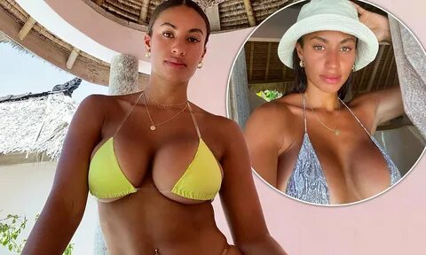 Love Island star Phoebe Thompson. g cup breasts. 