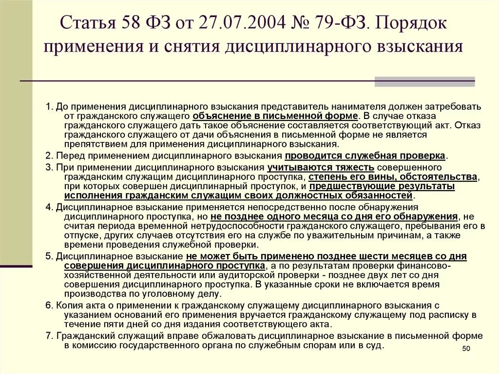 Фз 79 от 06.04 2024. Дисциплинарное взыскание виды порядок применения и снятия. Порядок снятия дисциплинарного взыскания. Порядок снятия дисциплинарной ответственности. Порядок применения взысканий.