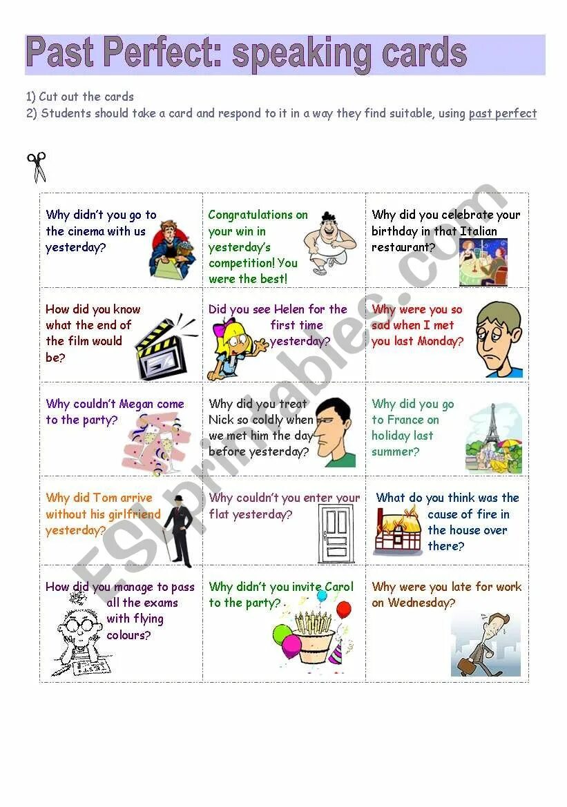 Past perfect continuous speaking. Present perfect past simple speaking cards. past perfect speaking cards. past perfect speaking activities. past perfect speaking.