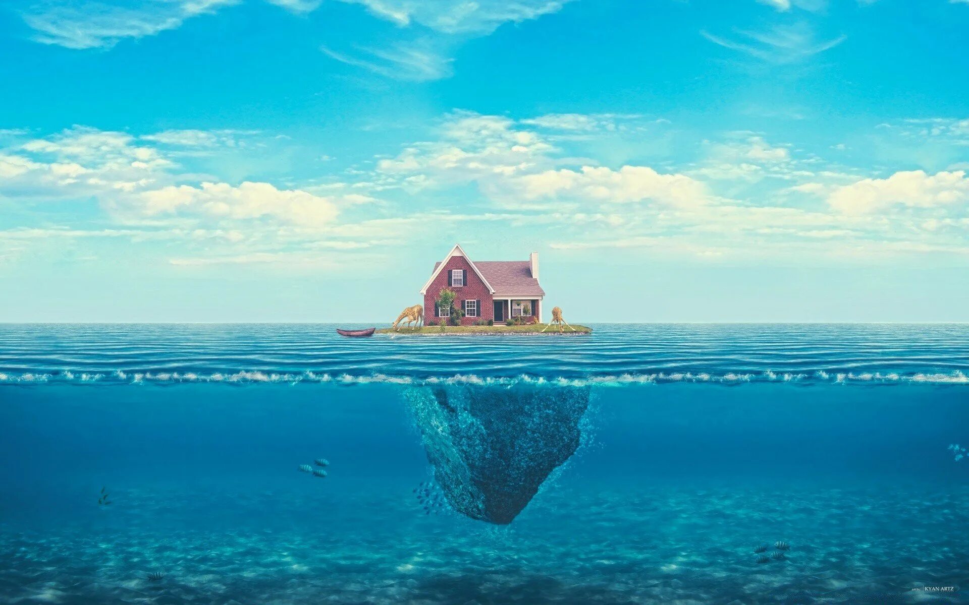 Обои айфон с островом. Дом у моря. Дом на берегу моря. Острова и море. Дом на острове.