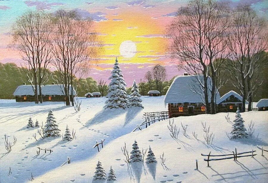 неминущий валерий художник картины. Dennis lewan рождество картины. открытка деревня зимой. открытка деревня зимой. художник савва стойков.