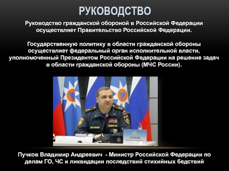 Руководство гражданской обороной в Российской Федерации. Государственную политику в области гражданской. Государственная политика в области гражданской обороны осуществляет. Руководство го в Российской Федерации осуществляет.