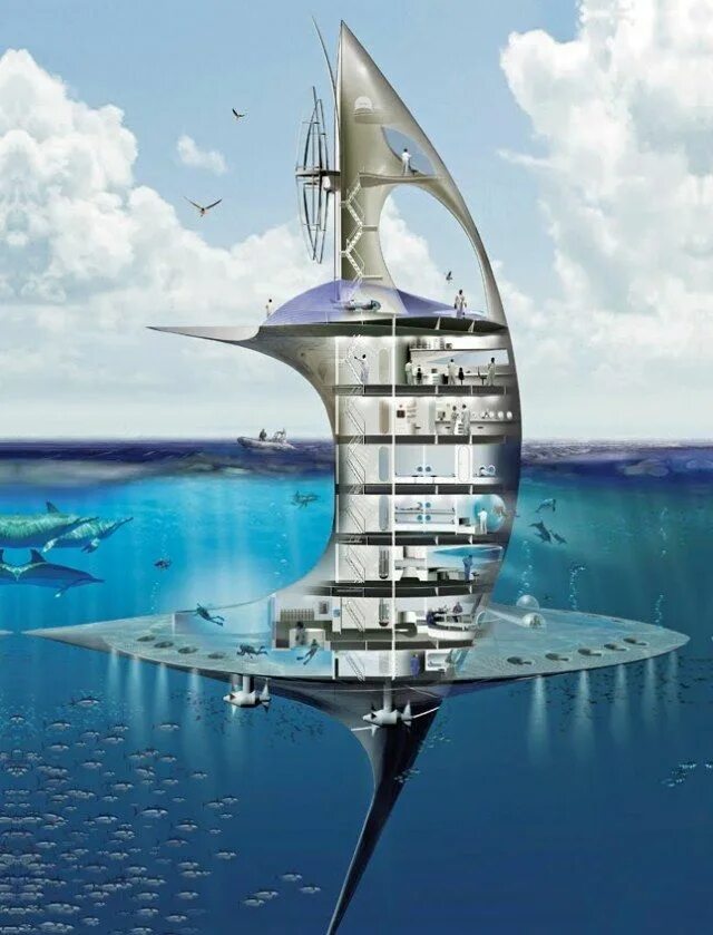 Вертикальные корабли. Вертикальный корабль SEAORBITER. Футуристический парусник. Парусники будущего. Морские корабли будущего.