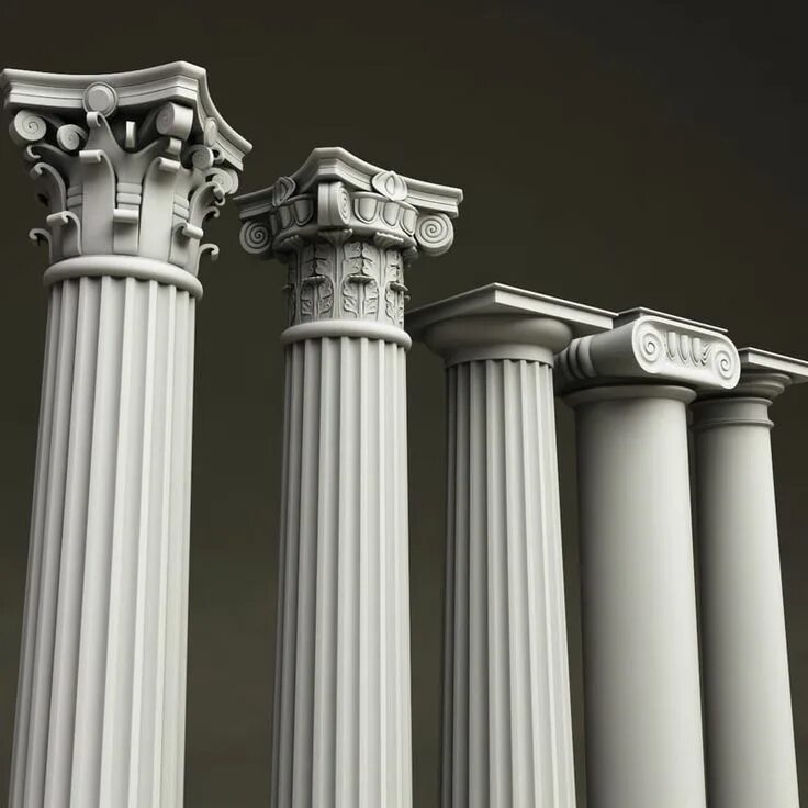 Main column. Муфтированные колонны. Колонна (архитектура). Квадратные колонны в архитектуре. Колонны 3д модель.