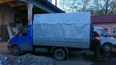 Работа на своей газели тент