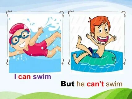 I go swimming перевод