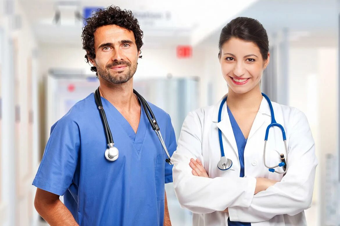 He have a nurse