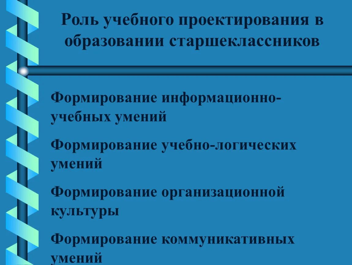 Роли в учебной группе. Принципы учебного проектирования. Роли в учебном проекте. Принципы конструирования учебных текстов. Роль образовательных программ