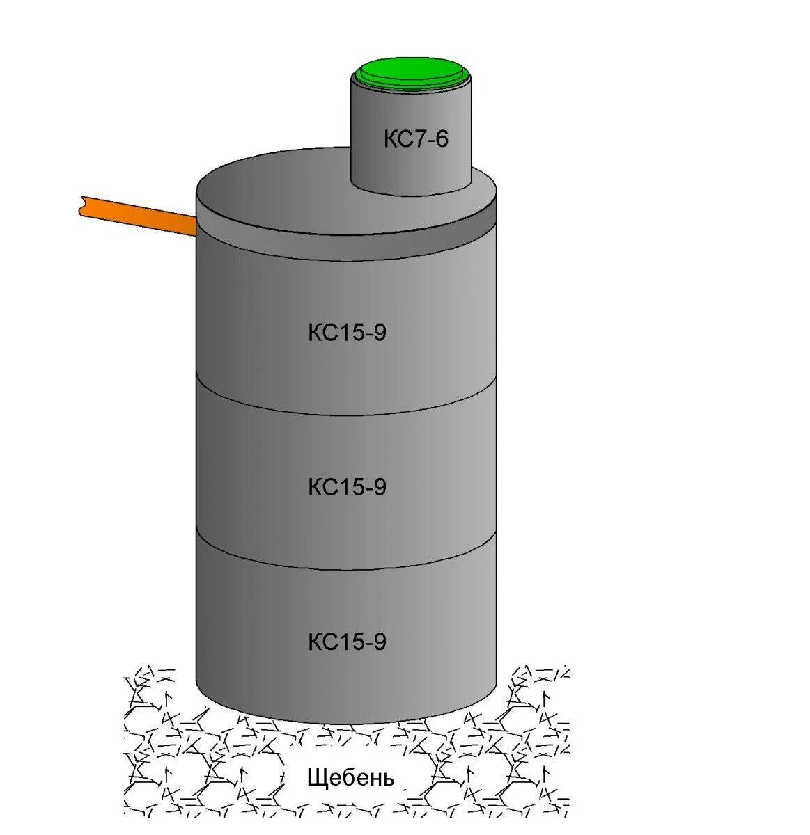 Септик из бетонных колец 3+3+3. Схема установки бетонных колец септика. Дренажный колодец из бетонных колец чертеж. Схема установки бетонных колец для канализации. Какой объем септика