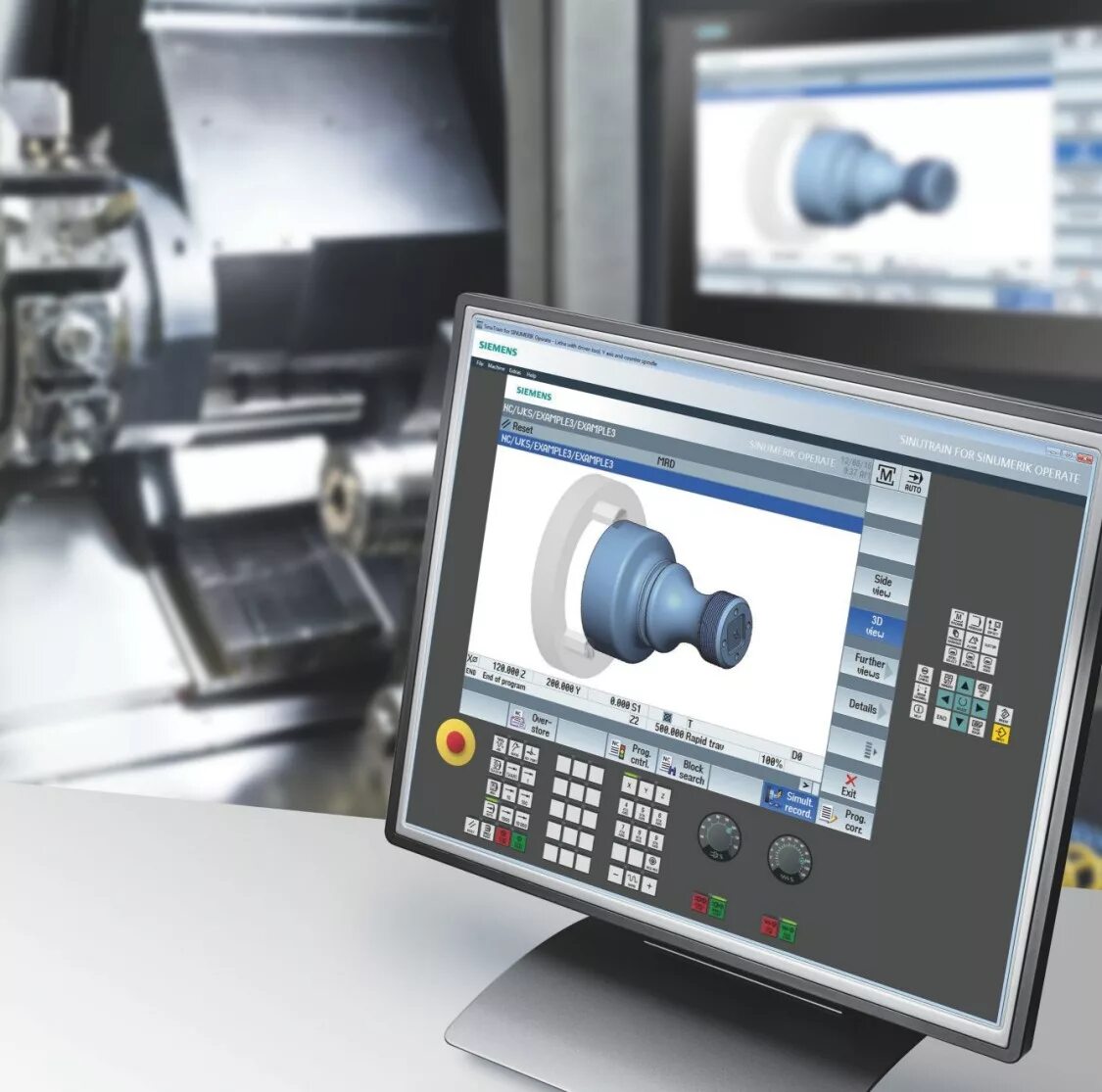 Cnc software. SINUTRAIN. ЧПУ Siemens 840d. Siemens CNC SINUMERIK. SHOPTURN Siemens SINUMERIK. SINUTRAIN for SINUMERIK operate 4.4.