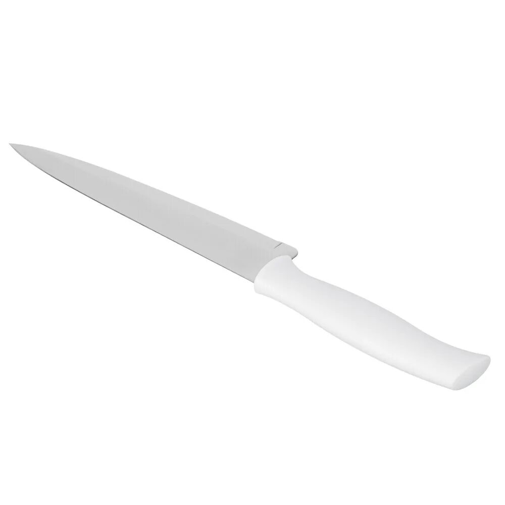 Кухонные ножи 20 см. Нож кухонный 20 см, белая ручка Athus Tramontina. Нож Трамонтина с белой ручкой. Tramontina Athus нож кухонный 7" 23084/007. Нож кухонный Tramontina Athus.