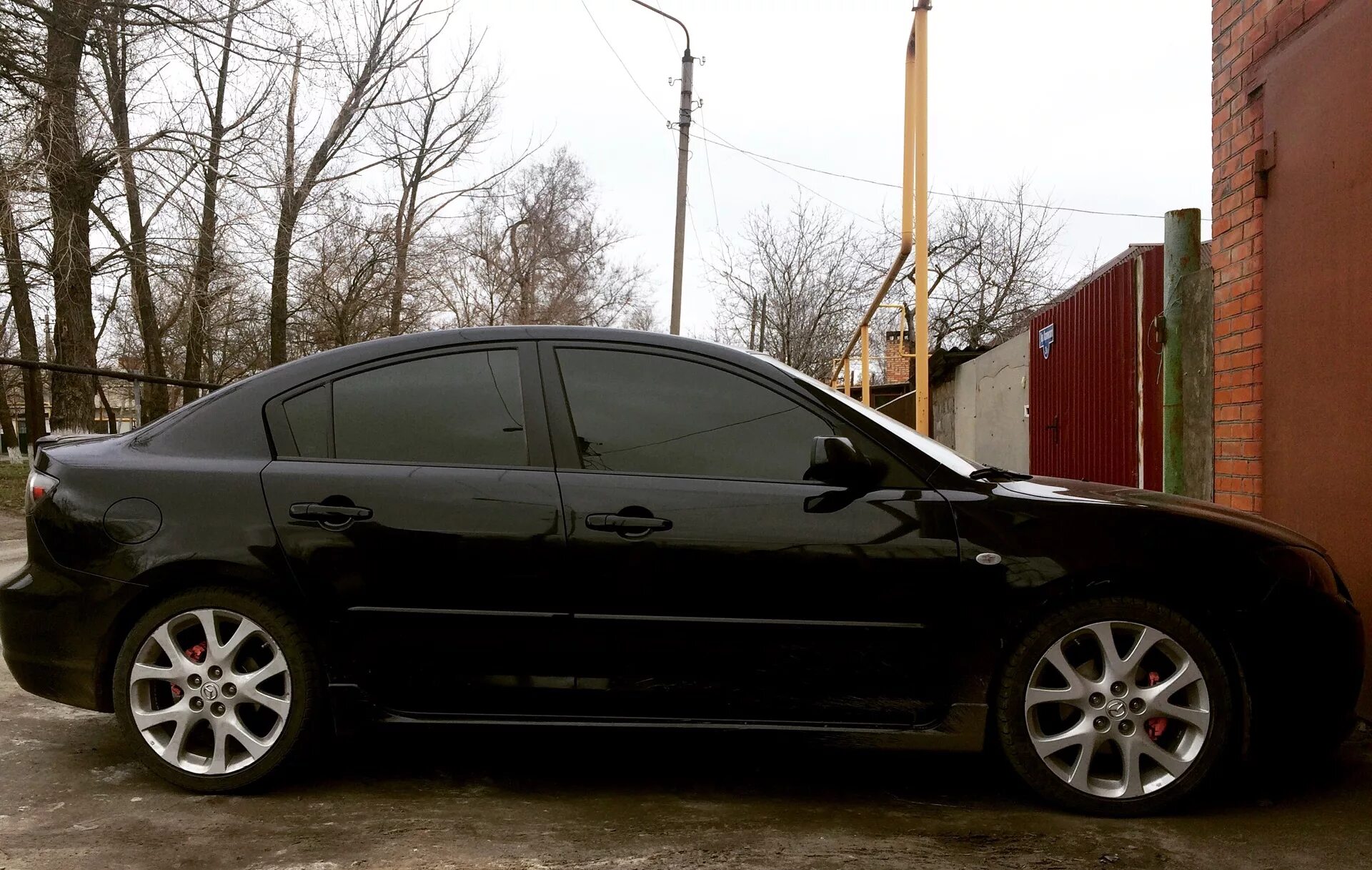 Колёса на зиму, R18 RX-8 + Nokian WR g2 - Mazda 3 (1G) BK, 2 л, 2005 года шины D