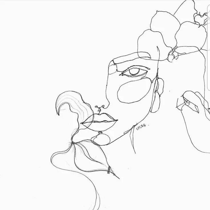 With one line