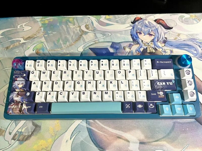 Клавиатура геншин импакт. Кастомные кейкапы для механической клавиатуры. Клавиатура геншин импакт. Клавиатура геншин импакт. Varmilo va87m koi.