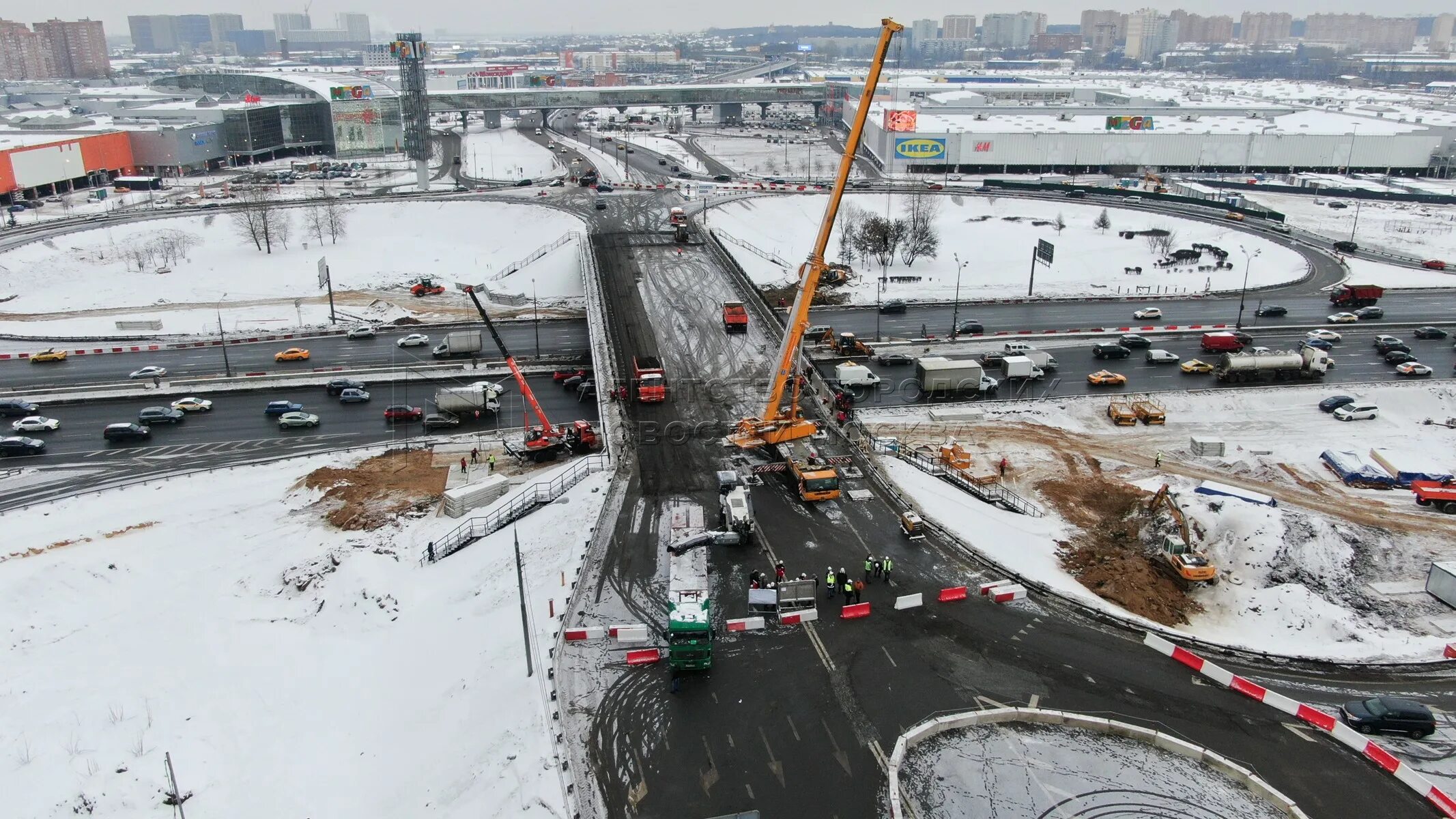 Закрытие съездов на мкад. Реконструкция 14 км мкад. мост верхние поля мкад. проект развязки верхние поля мкад. реконструкция развязки мкад и верхние поля.